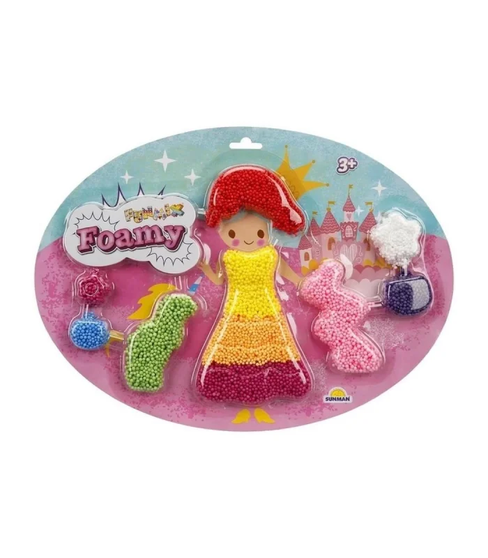 1003565 Funmix Foamy Renkli Dünyalar Slime -Sunman