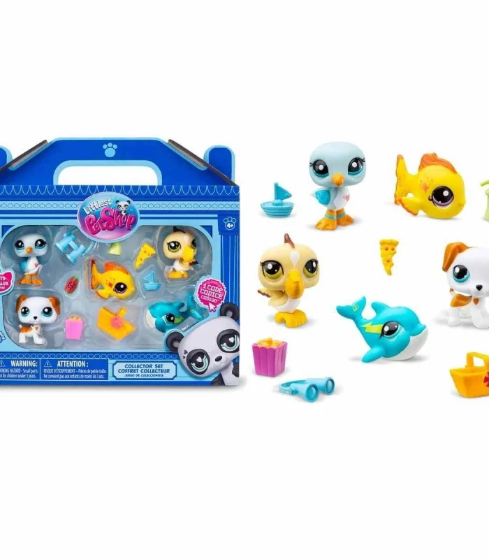 1005103 Littlest Pet Shop - Minişler 5li Figür Seti S1 Çiftlik Temalı