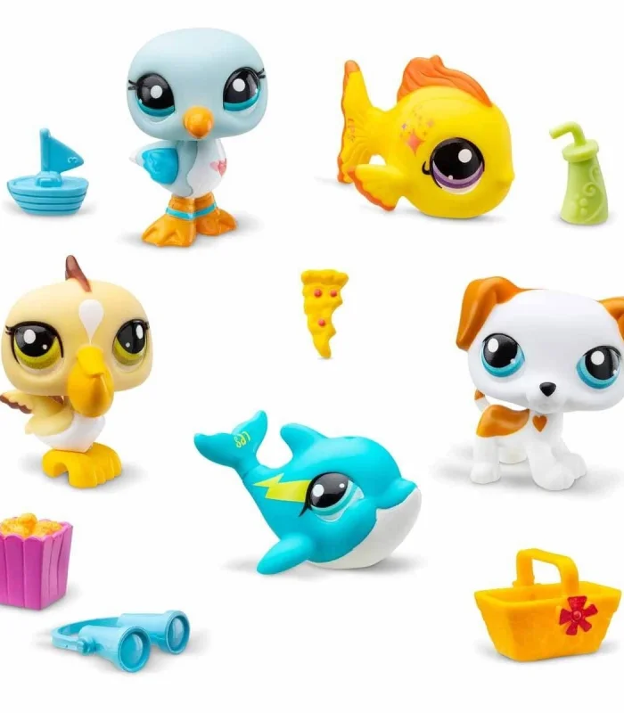 1005103 Littlest Pet Shop - Minişler 5li Figür Seti S1 Çiftlik Temalı