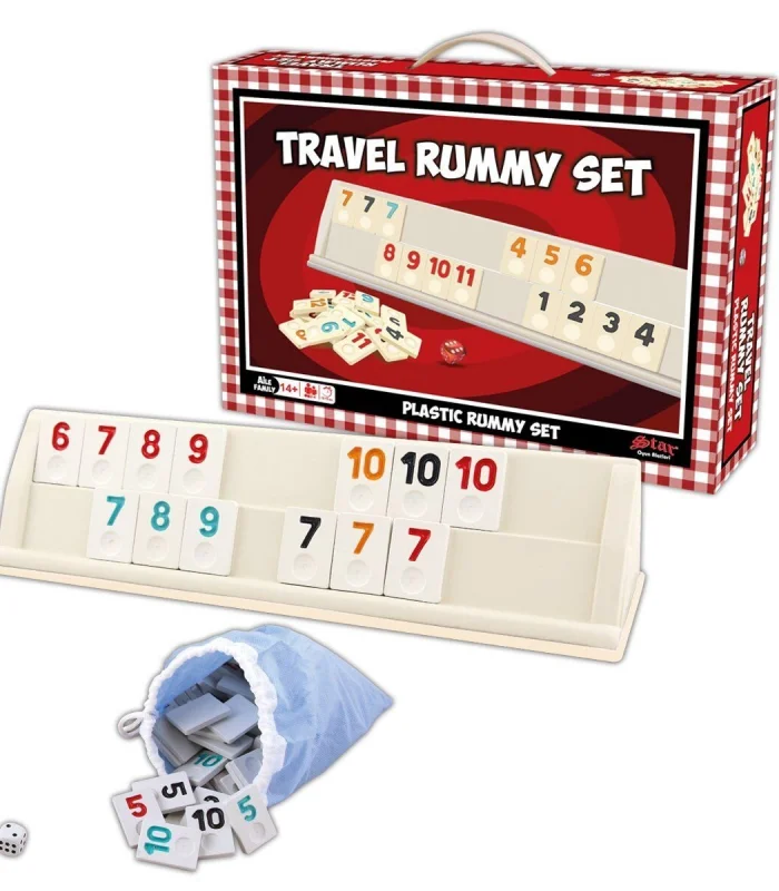 1010402 Travel Rummy Set ,Star okey