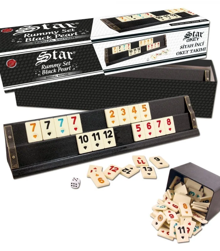 1010679 Star Siyah İnci Okey Takımı