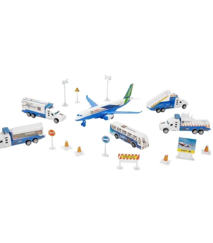 1012381 SUN YFN MXX OYUN SET HAVAALANI UÇAKLI SES IŞIKLI BYK MV