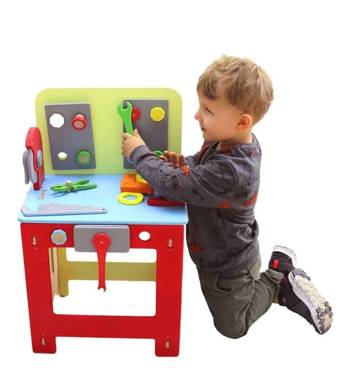 1014 Ahşap Tamirci Tezgahı - Lulubere Oyuncak