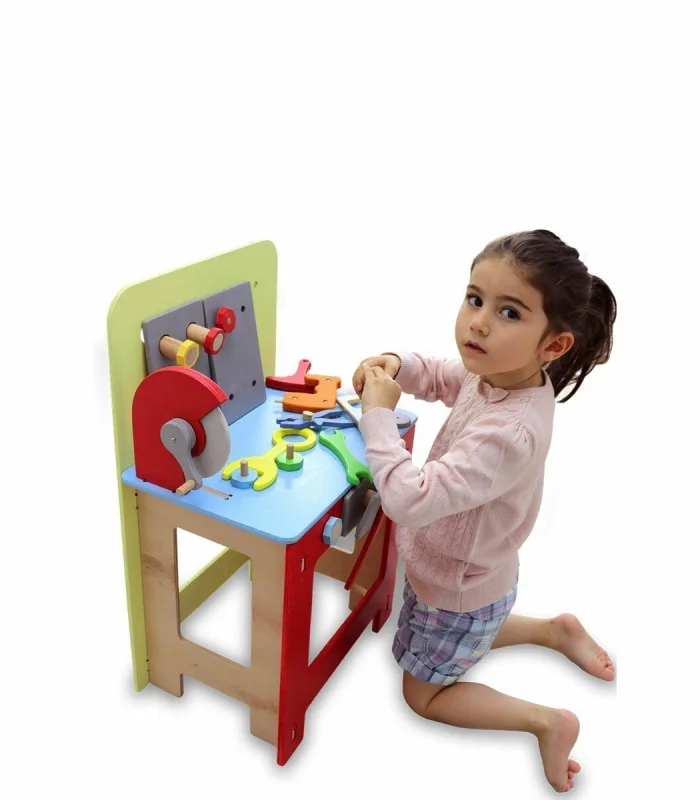 1014 Ahşap Tamirci Tezgahı - Lulubere Oyuncak