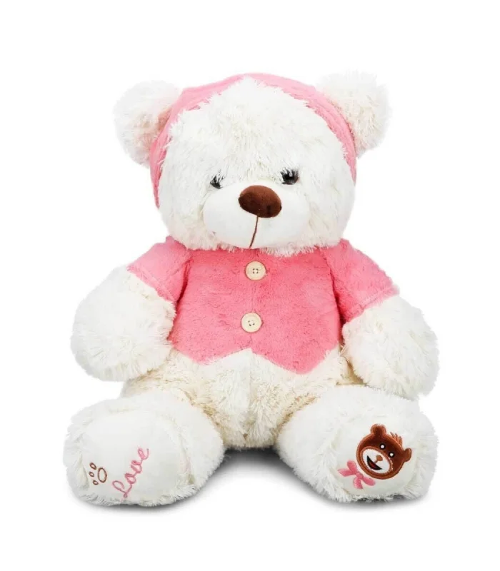 1014 Puffy Friends T Shirtlü Sevimli Peluş Ayı 43 cm