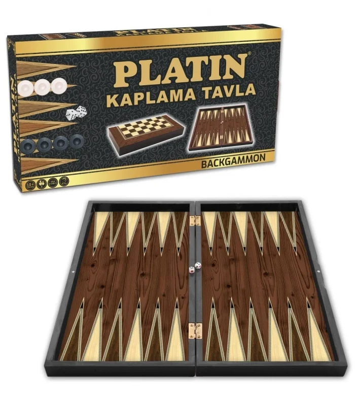 1020371 Platin Tavla (Büyük) ,Star okey