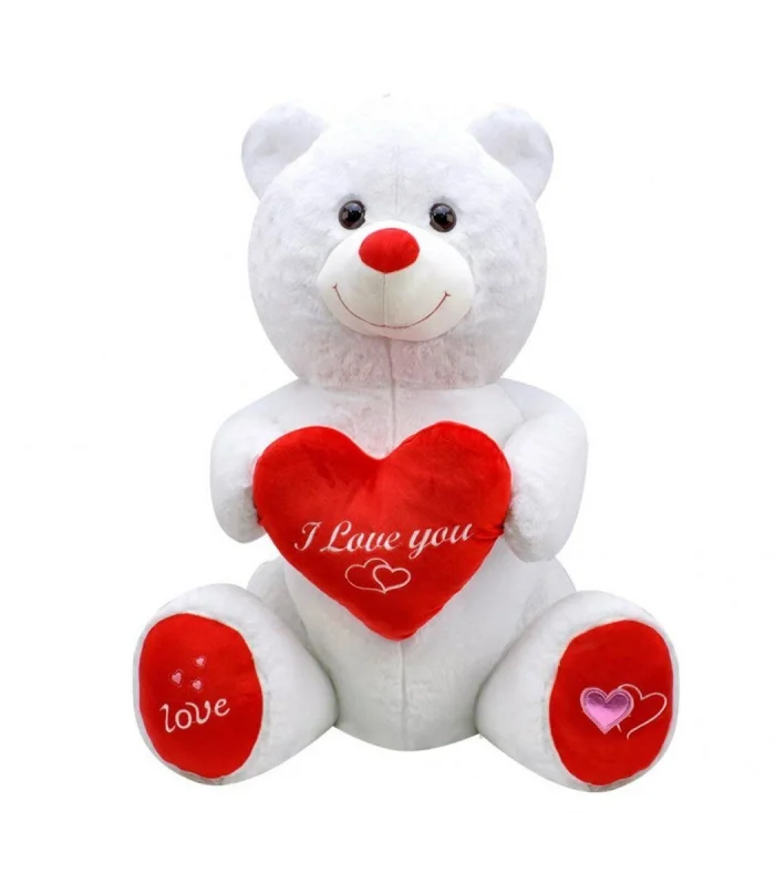 1028B Sevimli Ayı Beyaz 80 cm