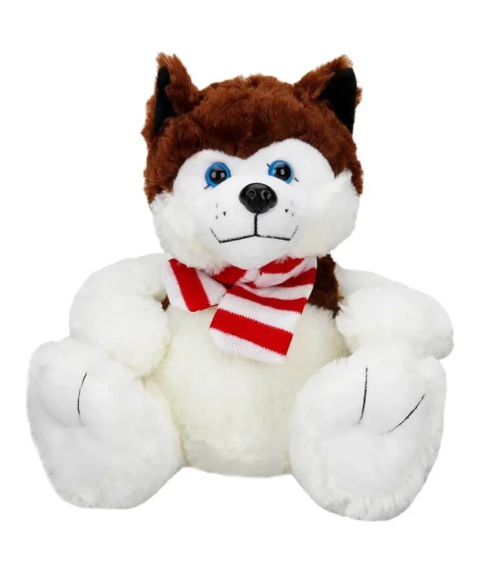 1030 Oturan Husky Atkılı Köpek 30 cm