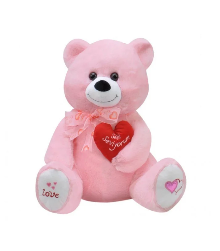 1030P Selay, Yumoş Ayı 50 cm Pembe