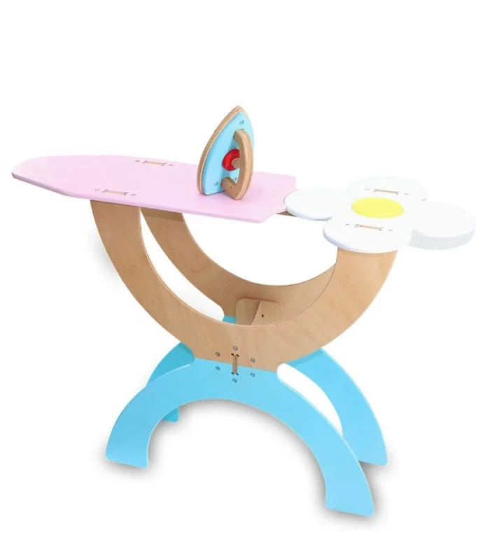 1038 Ahşap Ütü Masası Seti -Lulubere Oyuncak