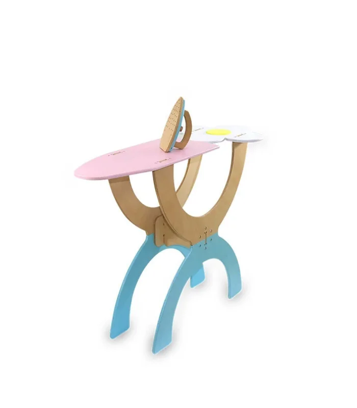 1038 Ahşap Ütü Masası Seti -Lulubere Oyuncak