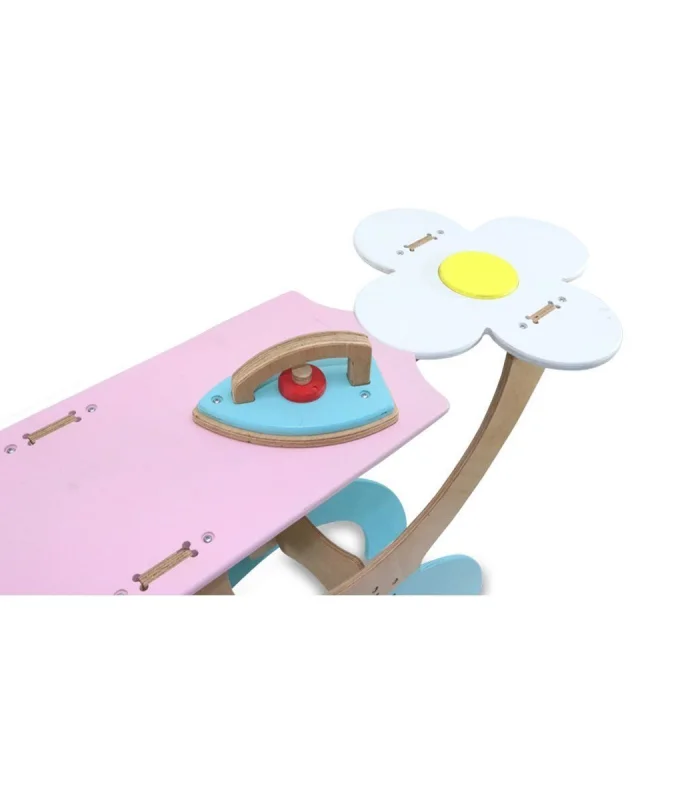 1038 Ahşap Ütü Masası Seti -Lulubere Oyuncak