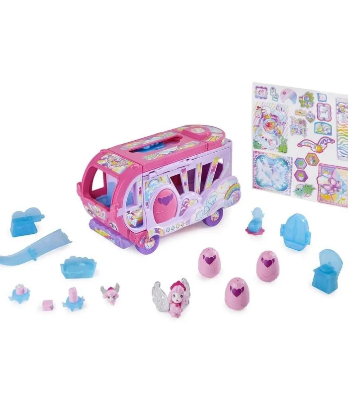 1038215 Hatchimals dönüşen Rainbow Cation karavan