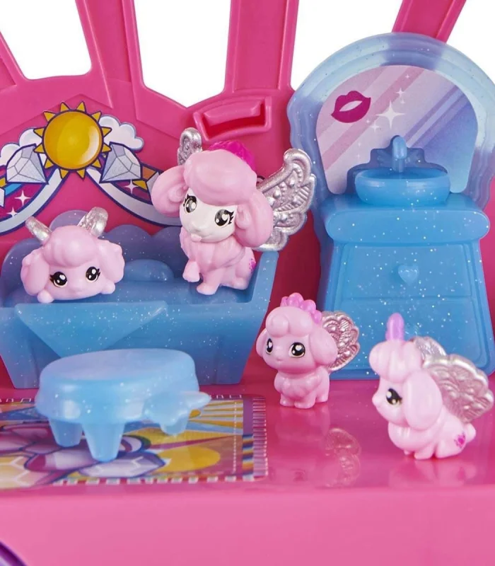 1038215 Hatchimals dönüşen Rainbow Cation karavan