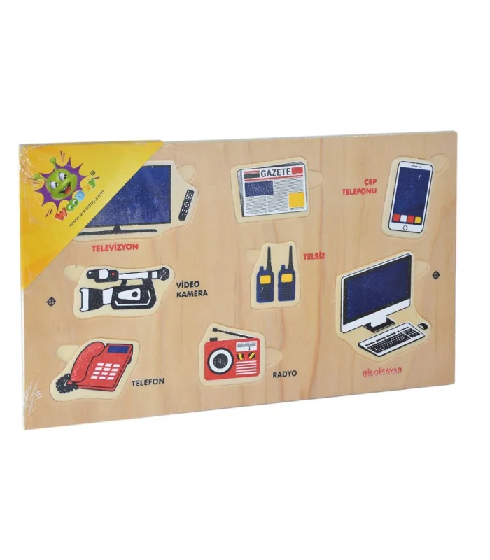 105 Woodoy Yapboz İletişim Araçları