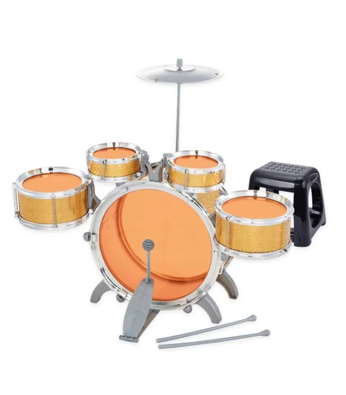 1080080 Sunman Eccho, Davul Set - Jazz Drum / 5 adet Davul, Zil ve Tabure / +3 yaş