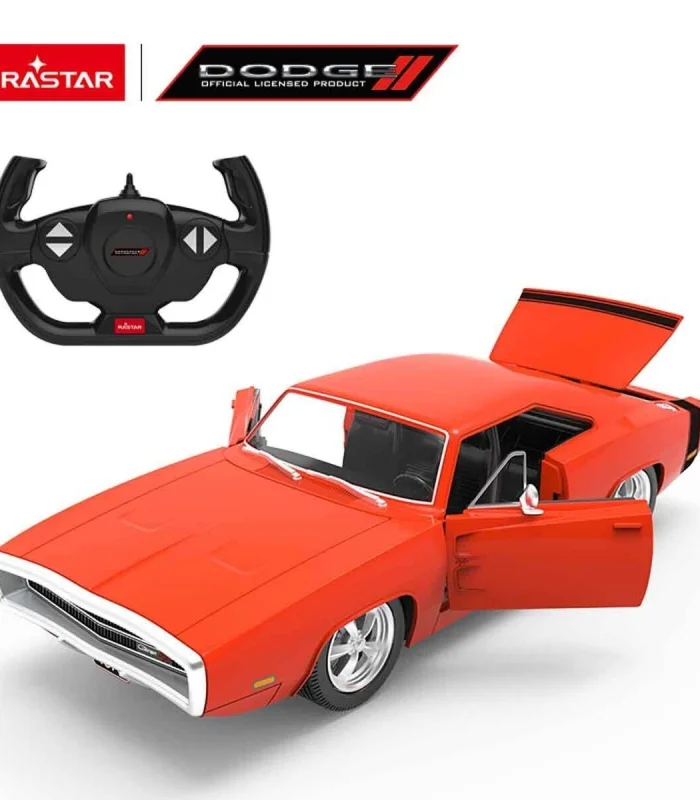 1099000 SUN-RAS-RC ARABA 1 16 1970 DODGE CHARGER RT FF SESLİ IŞIKLI 2 4GHZ