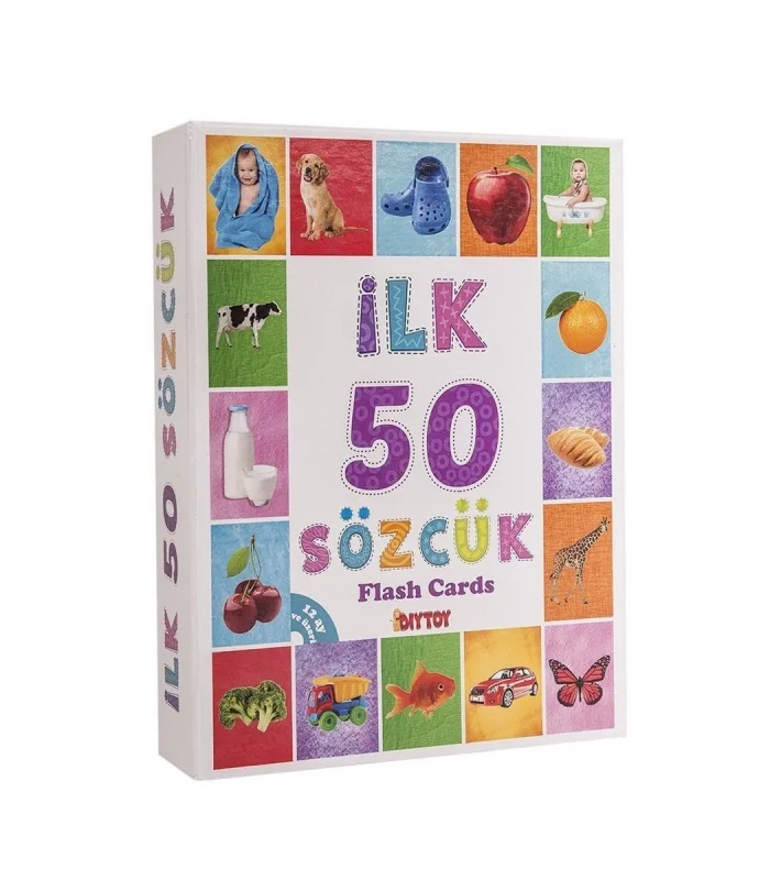 1161  Flash Cards  İlk 50 Sözcük -DıyToy