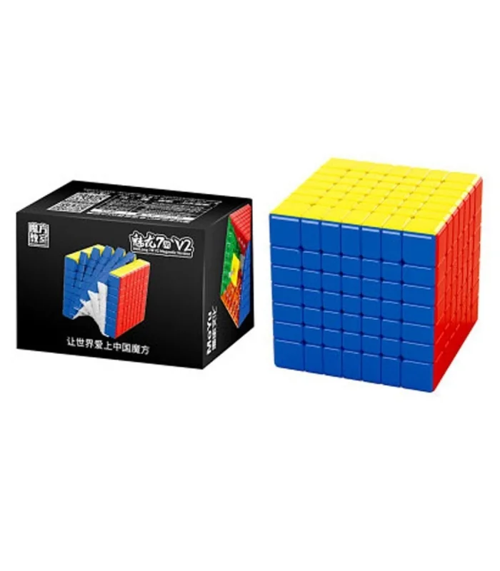 1174 Moyu Meilong 7x7 Manyetik Küp -Başeltoys