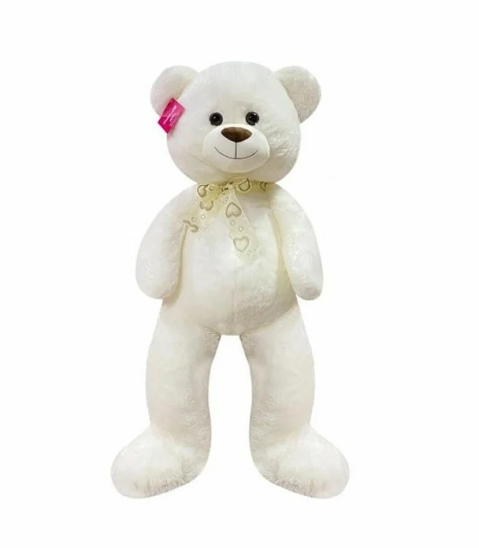 1191 Puffy Salaş Ayı 80 cm Beyaz -Selay