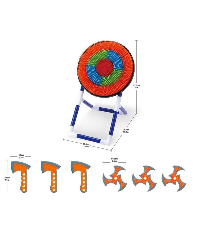 11912 SUN-AOJ-DART TARGET SET AXES N STARS AYAKLI