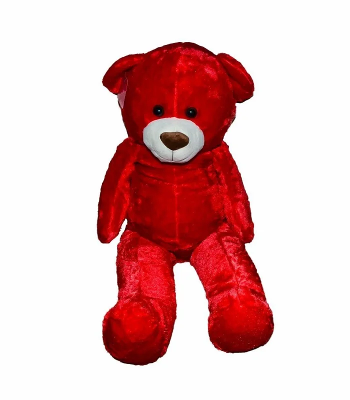 1192K Puffy Salaş Ayı 100 cm Kırmızı -Selay