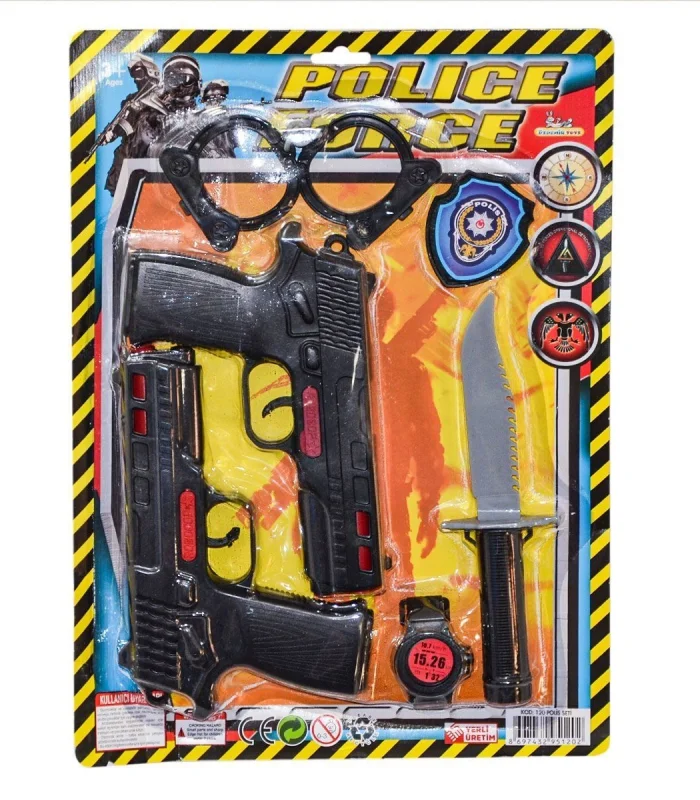 120 Kartela Polis Oyun Seti -Aydede