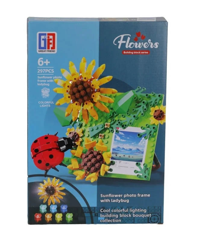 123-915 4 ASORTİ BÜYÜK ÇİÇEK BLOK(Belirtilen fiyat, tekli satış için adet fiyatıdır.)