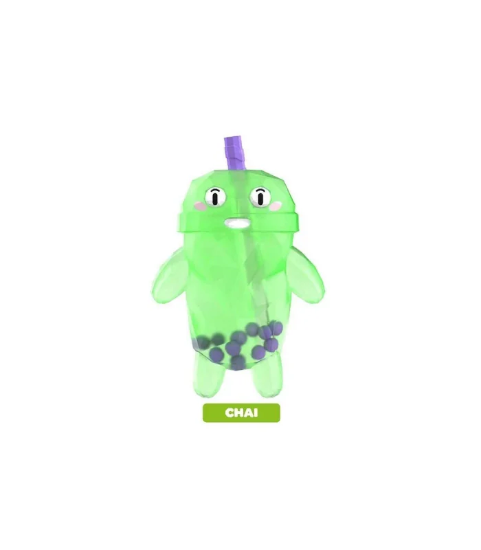 12387 SUN-BTF-FİGÜR BUBBLE TEA CRYSTAL BOBA PALS SERIES 14CM 6A