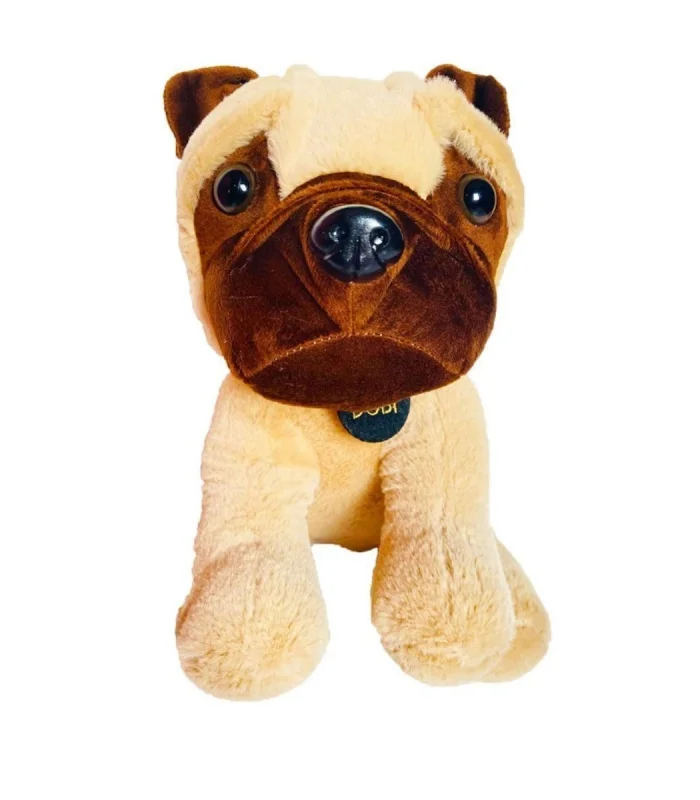 1436 Dobi Köpek 30 cm Kahverengi -Selay Oyuncak