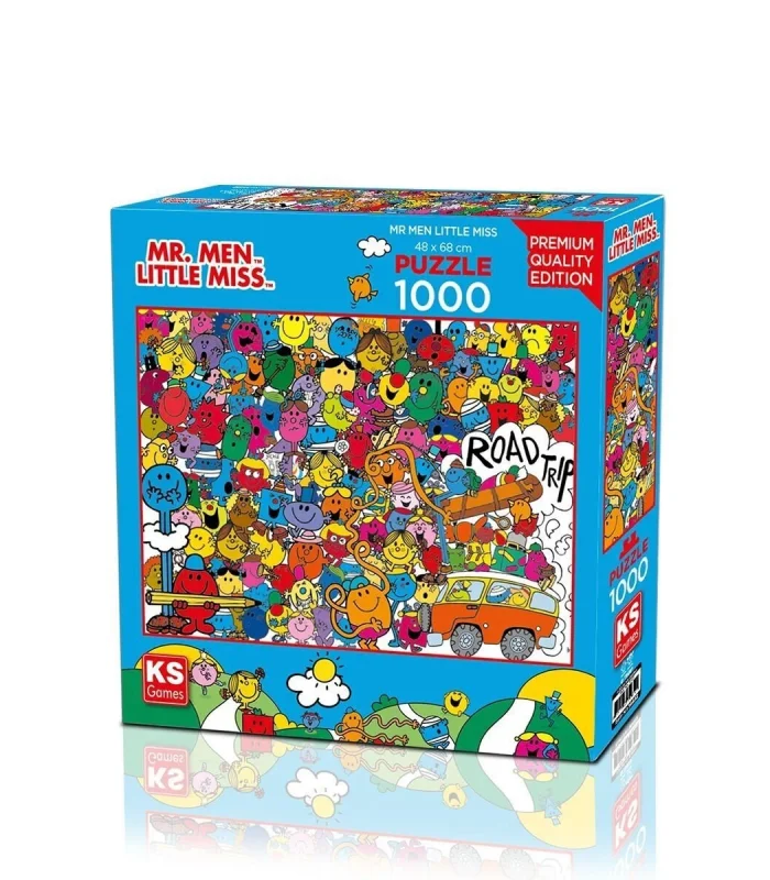 14452 PUZZLE 1000 MR MEN LİSANSLI 1000 PARÇA YETİŞKİN PUZZLE