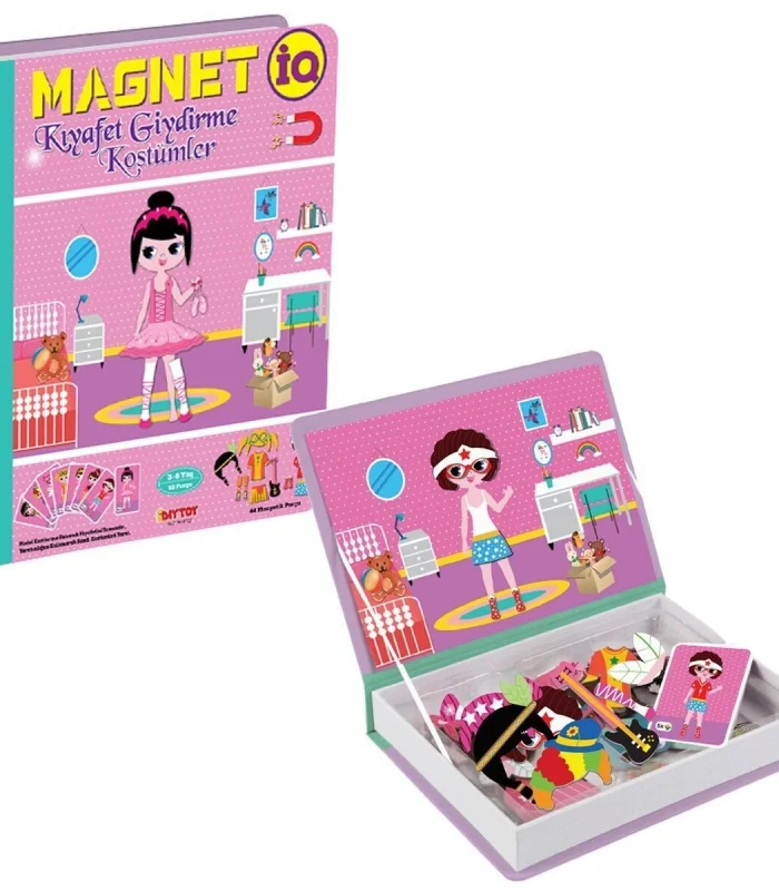 1499 DıyToy, Magnet Kıyafet Giydirme Oyunu / +3 yaş