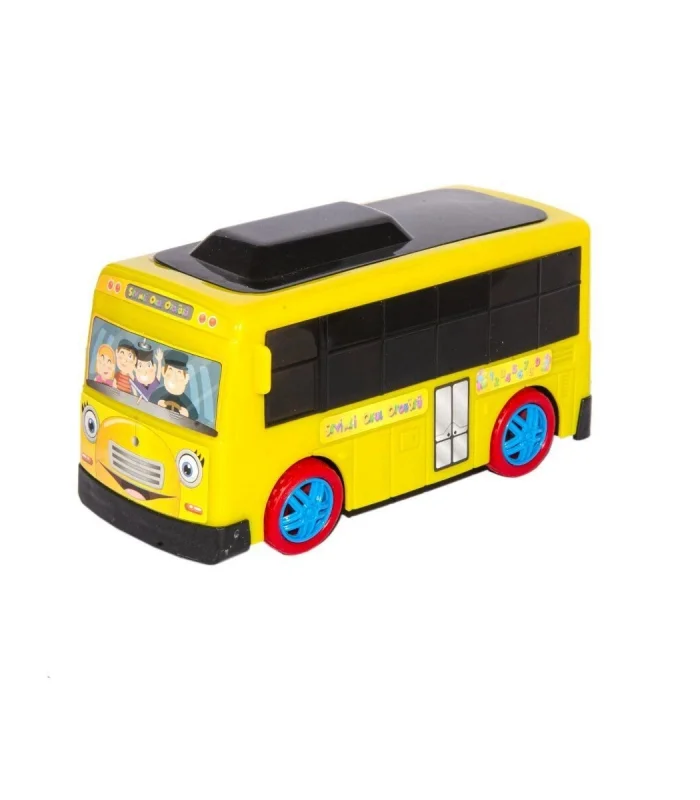150003 Çarp Dön Sesli Okul Otobüsü Sarı/Kırmızı