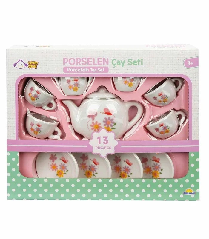 1501 Porselen Çay Seti 13 Parça -Sunman