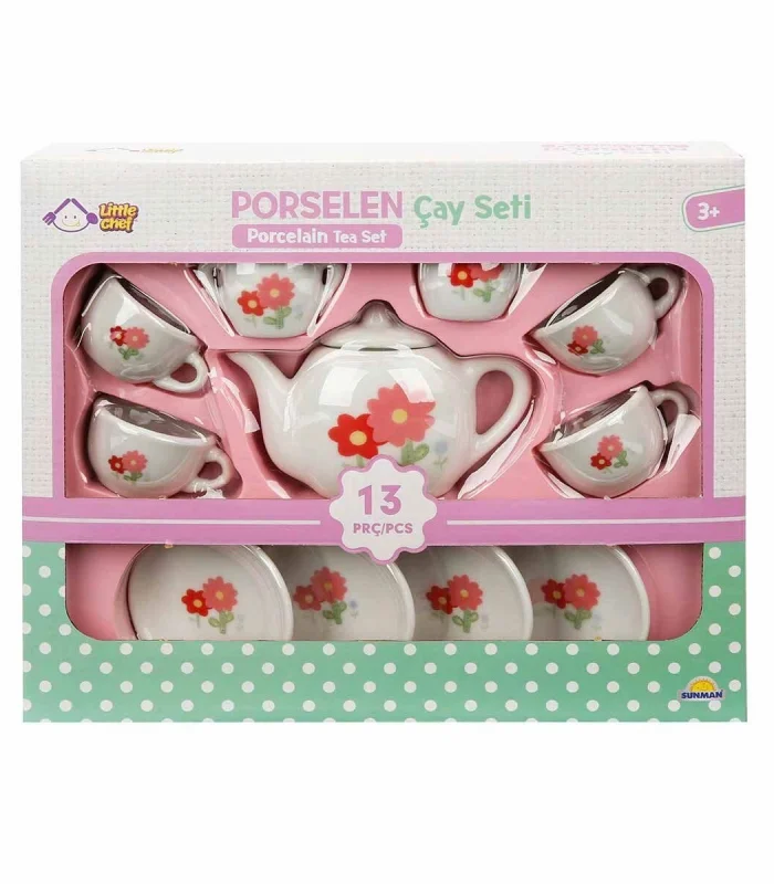 1501 Porselen Çay Seti 13 Parça -Sunman