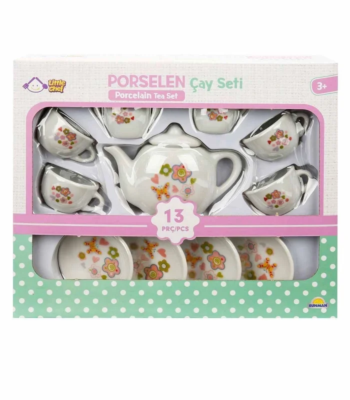1501 Porselen Çay Seti 13 Parça -Sunman