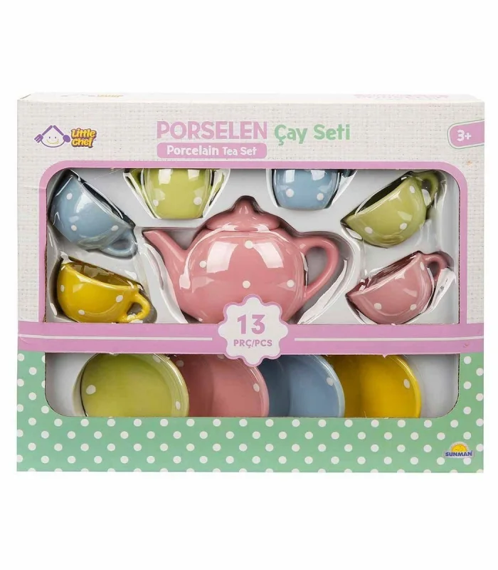 1501 Porselen Çay Seti 13 Parça -Sunman