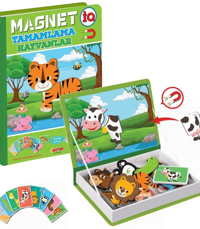 1512 DıyToy, Magnet Tamamlama - Hayvanlar/ +3 yaş
