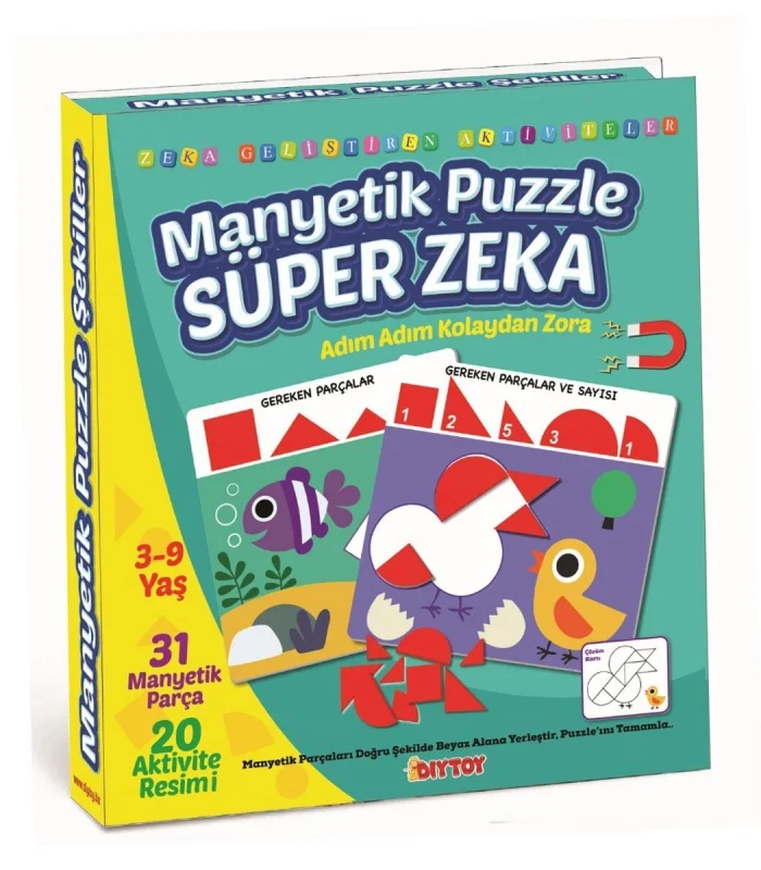1536 MANYETİK PUZZLE SÜPER ZEKA