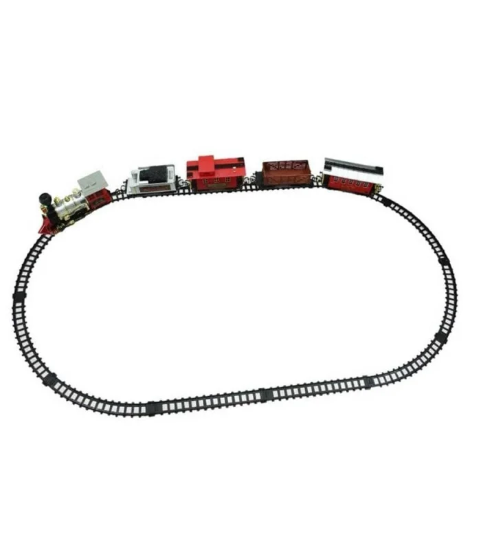 1555 Klasik Tren Seti Sesli ve Işıklı 35 Parça