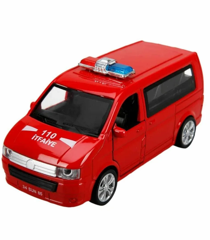 1606 1:32 Sesli ve Işıklı Şehir Kurtarma Araçları 13 cm -Sunman