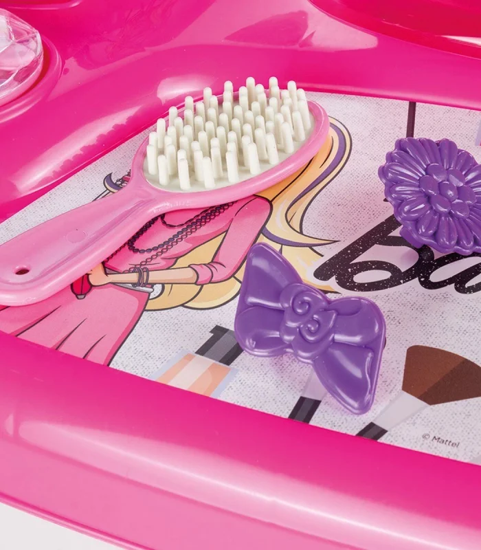 1609 Barbie Ayaklı Makyaj Masası ve Sandalye Seti - Dolu