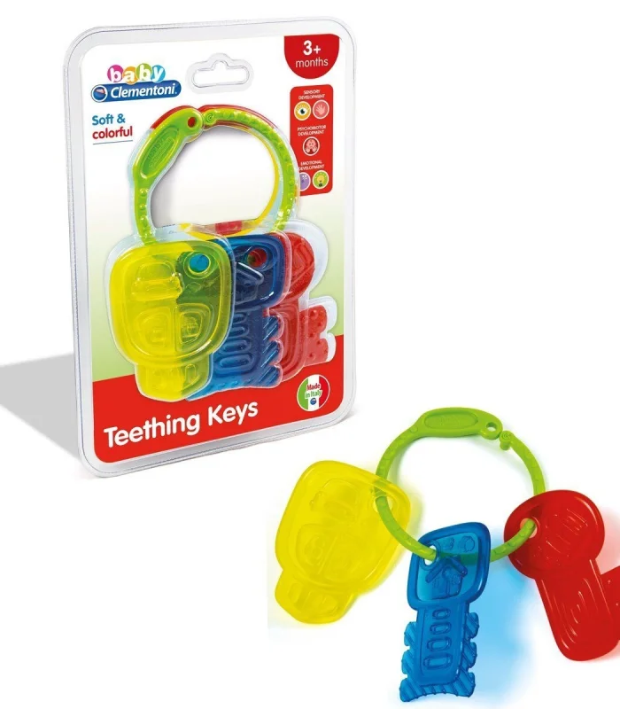 17057 Baby Clementoni - Renkli Anahtarlar Dişlik +3 ay
