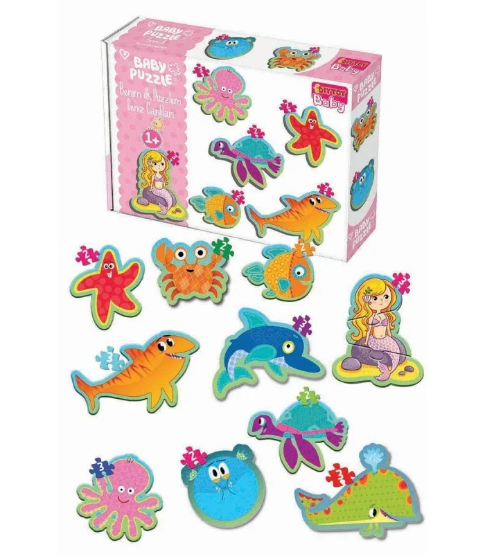 1710 BABY PUZZLE BENİM İLK PUZZLEM DENİZ CANLILARI