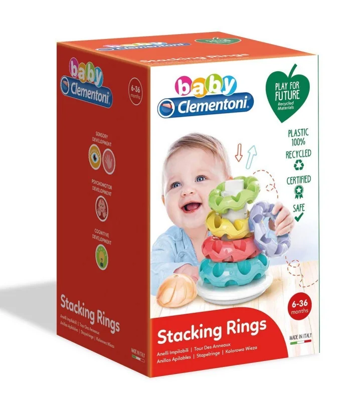17103 Baby Clementoni - Renkli Halkalar 6-36 ay