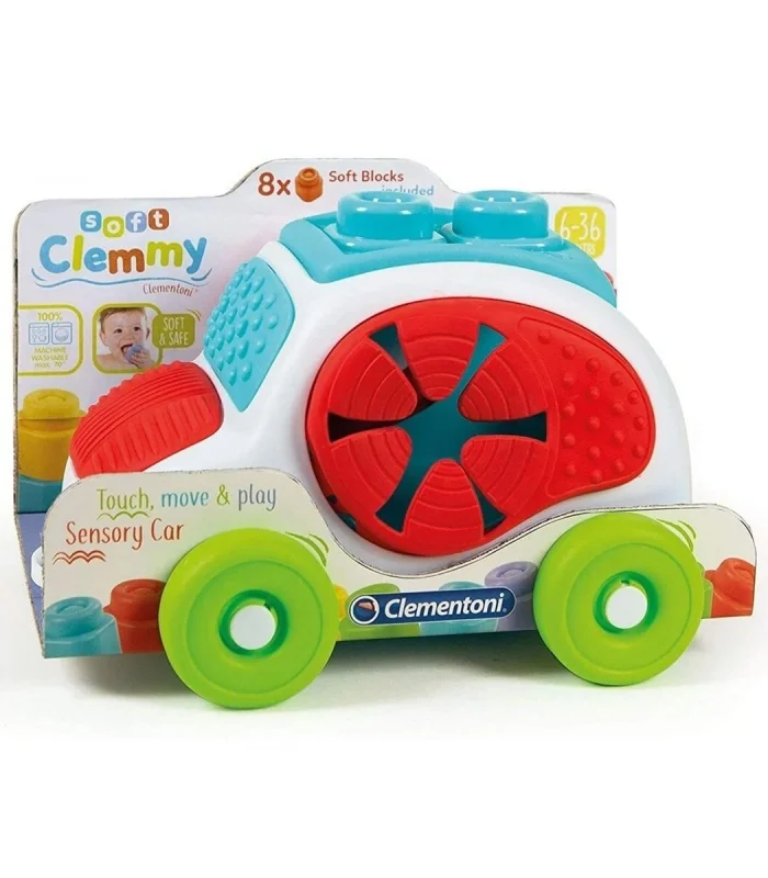 17315 Soft Clemmy - Yumuşak Blok Duyusal Araba 6-36 ay
