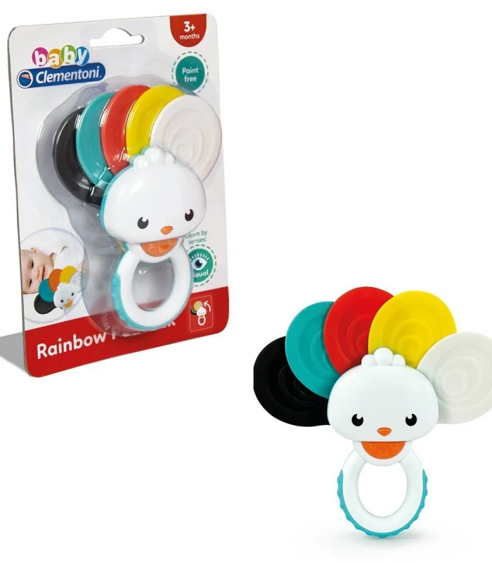 17325 Baby Clementoni - Gökkuşağı Çıngırak +3 ay