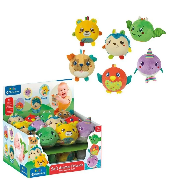 17683 Baby Clementoni - Yumuşak Hayvan Arkadaşlar