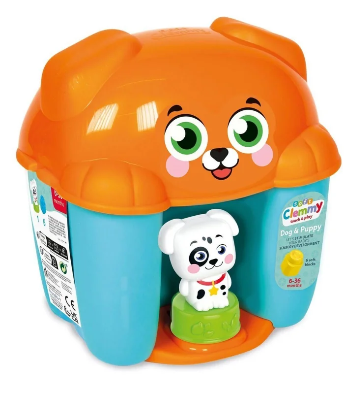 17769 Soft Clemmy - Yumuşak Blok Kova Seti Köpekçik