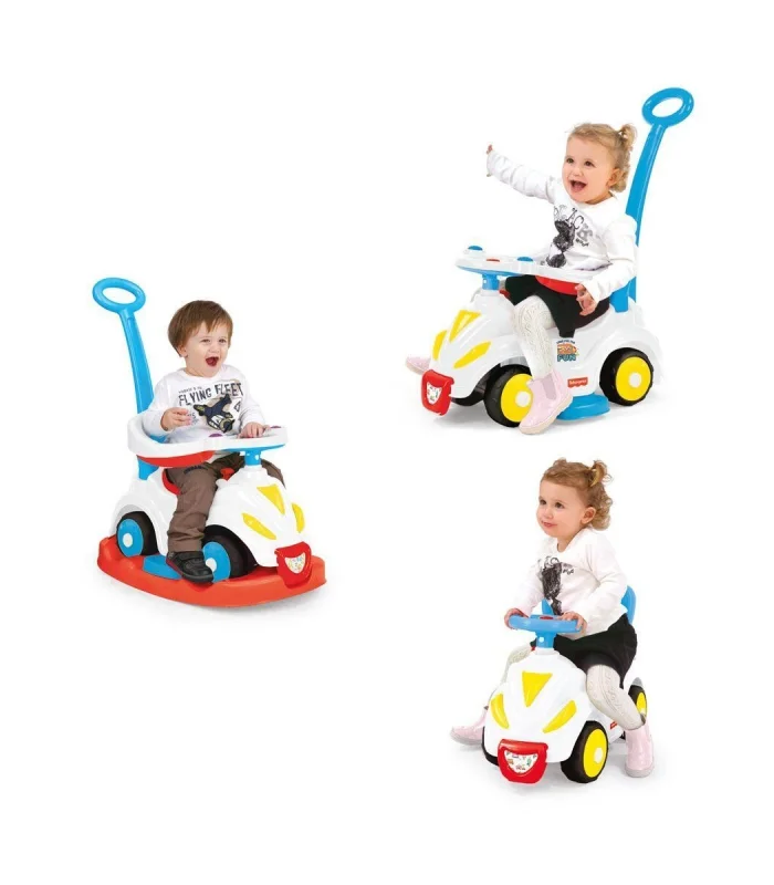 1812 Fisher Price Smile Araba 4ü 1 Arada